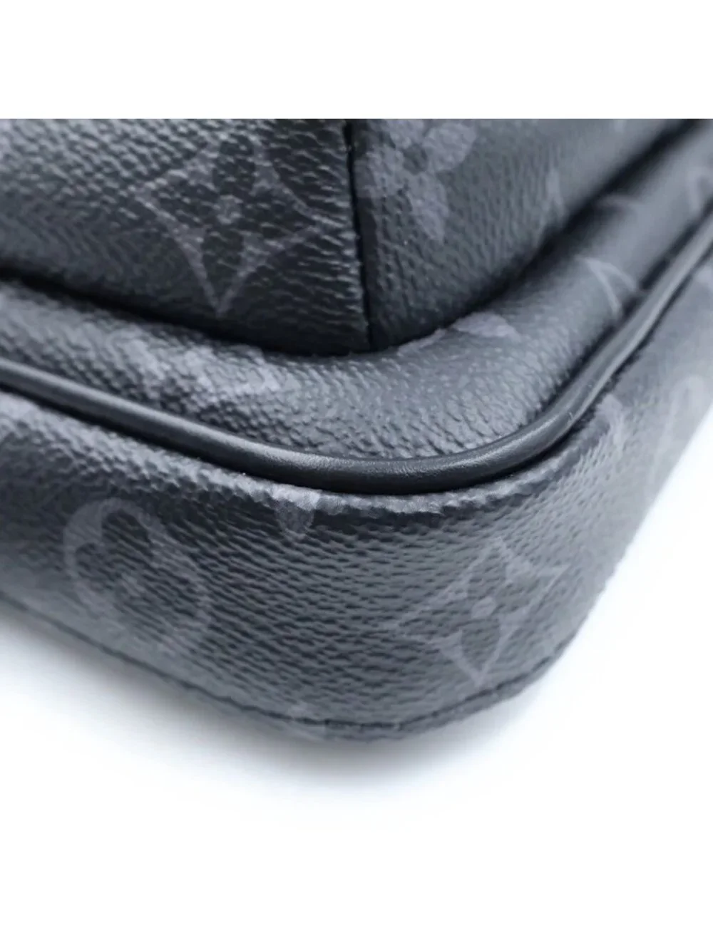 Louis Vuitton Monogram Eclipse Avenue Sling Bag PM Black Leather